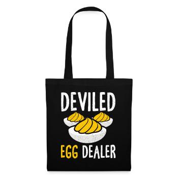 Stuffed Eggs Deviled Eggs Thanskgiving - Tote Bag - black - Front