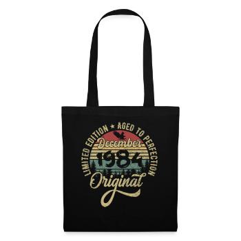 Décembre 1984 - Légende depuis décembre 1984 - Sac en tissu - noir - Devant