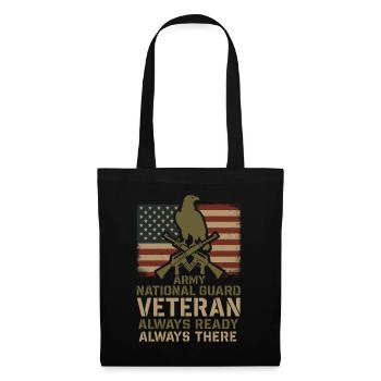 Army Veteran National Guard Veteran in - Tote Bag - black - Front