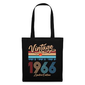 1966 Anniversaire Vintage Limited Edition Cadeau  - Sac en tissu - noir - Devant