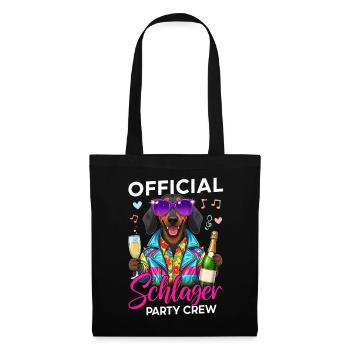 Official Schlager Party Crew - Tote Bag - black - Front