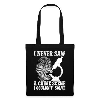 Forensic Analyst Never Saw A Crime Scene Squad - Stoffbeutel - Schwarz - Vorne