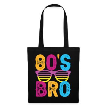 80s Birthday 80s Fancy Dress Party - Tote Bag - black - Front