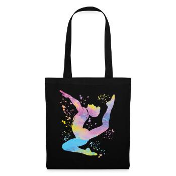 Gymnastics Floor Artistic Gymnastics - Tote Bag - black - Front