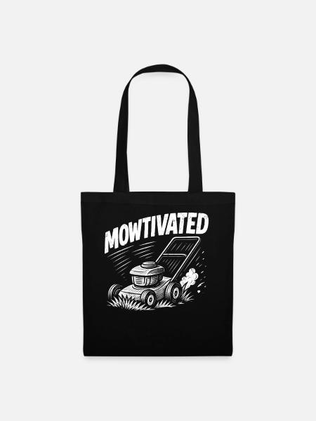 Mowtivated - Stoffbeutel - Schwarz