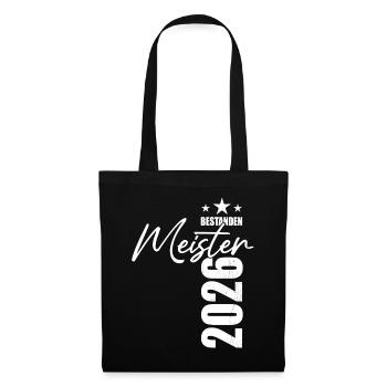 Master passed in 2026 - exam - success - Tote Bag - black - Front