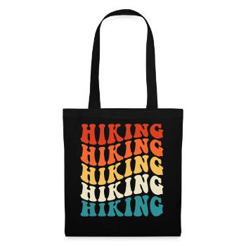Hiking Hiker Mountaineer Gift - Tote Bag - black - Front