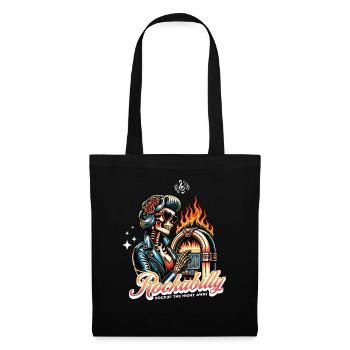 Rock and Roll Always and Forever Rockabilly 2025 - Stoffbeutel - Schwarz - Vorne