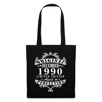 Décembre 1990 - Légende depuis décembre 1990 - Sac en tissu - noir - Devant