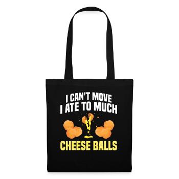  Cheese Ball Accessories Foodie Costume for Kids - Tote Bag - black - Front