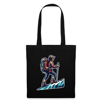Alpiniste - Sac en tissu - noir - Devant