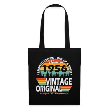 1956 Vintage Born Retro Birthday Gift - Tote Bag - black - Front