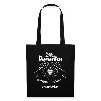 40e anniversaire - Sac en tissu - noir - Devant