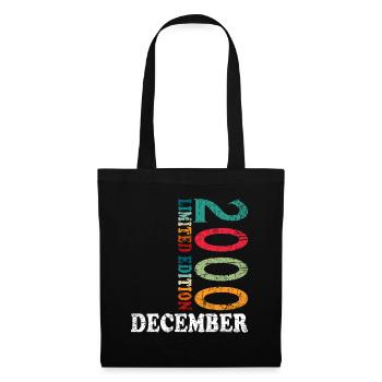Birthday in December 2000 - December - Tote Bag - black - Front