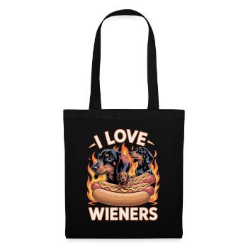 I Love Wieners Unwearable Bootleg - Sac en tissu - noir - Devant