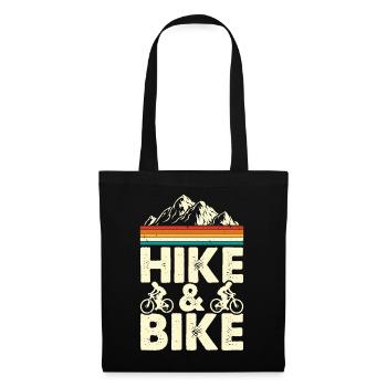Hike And Bike - Tote Bag - black - Front
