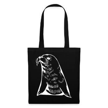 Seal Seal T-shirt Gift Northern Germany - Tote Bag - black - Front