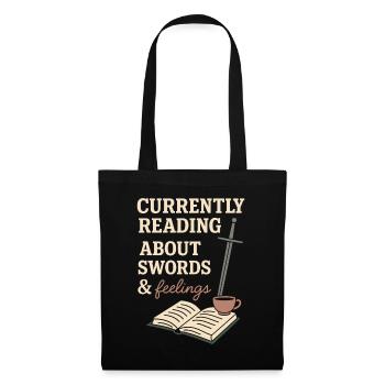 Booktok Fantasy Bookish Humor Gift for - Tote Bag - black - Front