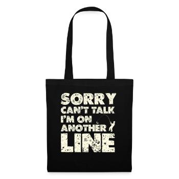 Autre ligne – Chemise Line-Pun - Sac en tissu - noir - Devant