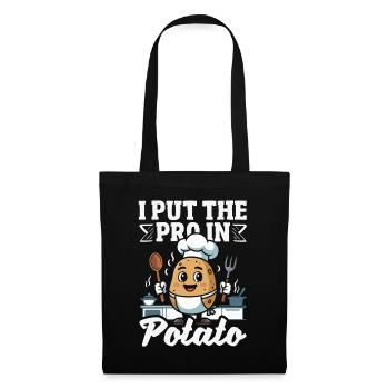 Taters Over Haters Potato - Tote Bag - black - Front