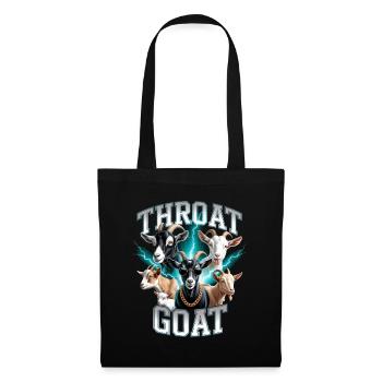 Throat Goat Meme Y2K Bootleg Unwearable - Stoffbeutel - Schwarz - Vorne
