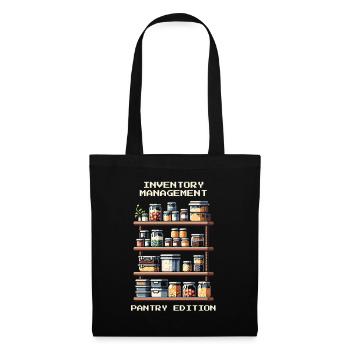 Inventory Management | Pantry Edition - Stoffbeutel - Schwarz - Vorne