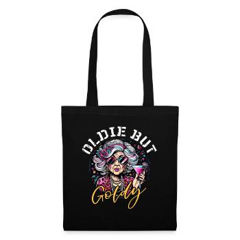 Oldie But Goldy Strong And Stylish - Tote Bag - black - Front