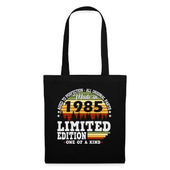 1985 Vintage Birthday Retro Gift - Tote Bag - black - Front