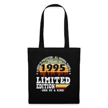 1995 Vintage Birthday Retro Gift - Tote Bag - black - Front