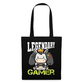 Gamer Donkey - Tote Bag - black - Front