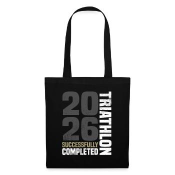 Triathlon 2026 - Sac en tissu - noir - Devant