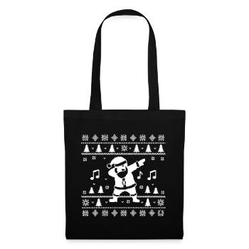 Ugly Dabbing Noël Design Noël - Sac en tissu - noir - Devant