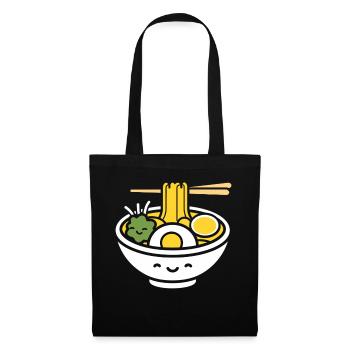 Ramen - Stoffbeutel - Schwarz - Vorne