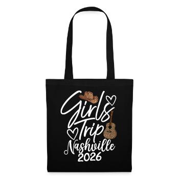 Voyage entre filles Nashville 2026 - Sac en tissu - noir - Devant