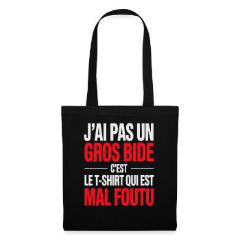 I don't have a big funny design blunder - Tote Bag - black - Front