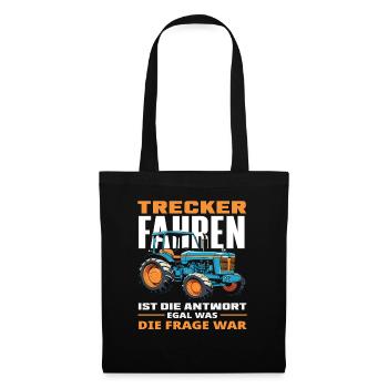Tractor Driver Tractor Lover Funny Farm - Tote Bag - black - Front
