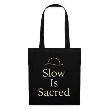 Calm is rebellion. Soft Life Self Care - Tote Bag - black - Front