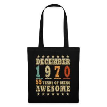 1970 December 1970 Jubilee December 1970 - Tote Bag - black - Front