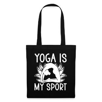 Pilates Enthusiasts Yoga Is My Sport Pilates - Tote Bag - black - Front
