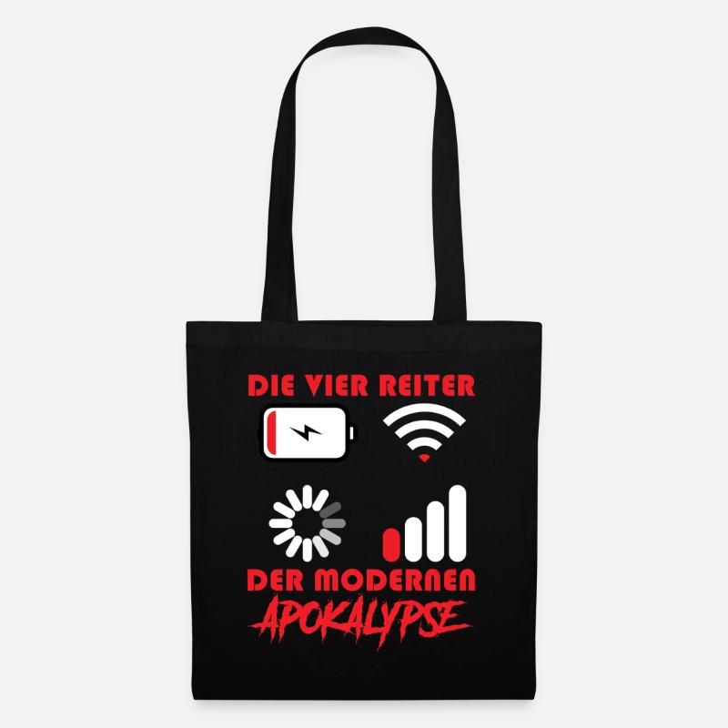 Computer DIE VIER REITER DER MODERNEN APOKALYPSE - Stoffbeutel - Schwarz