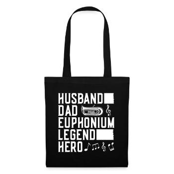Baryton Mari Père Légende Héros Euphonium - Sac en tissu - noir - Devant