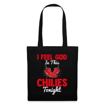 Chili Pepper Garden Motif Chili Schotte Gift - Tote Bag - black - Front