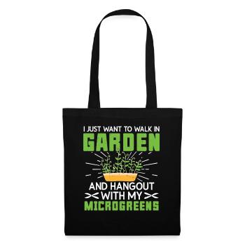 Kit de culture de micropousses Kit Gardener Supplies Sprout - Sac en tissu - noir - Devant