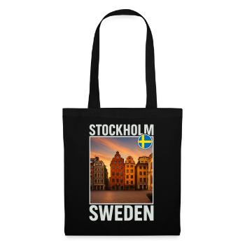 Stockholm - Sac en tissu - noir - Devant