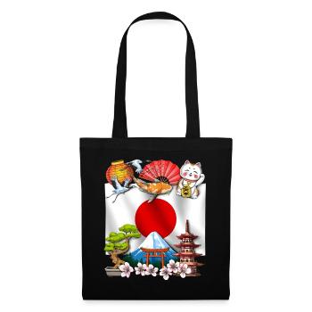 Japan - Tote Bag - black - Front