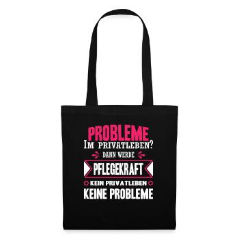 Infirmière Cadeaux Infirmière Infirmière Drôle - Sac en tissu - noir - Devant