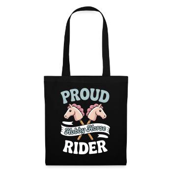 Hobby Horsing - Sac en tissu - noir - Devant