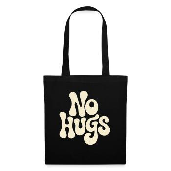 Pas de câlins s’il te plaît garde tes distances câlins antisociaux - Sac en tissu - noir - Devant