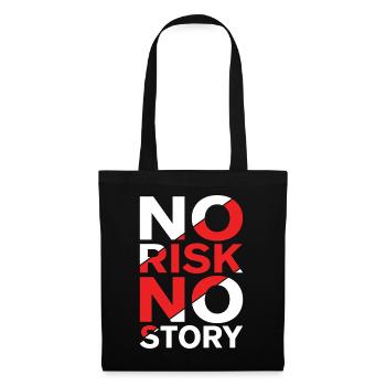 No Risk No Story - Tote Bag - black - Front