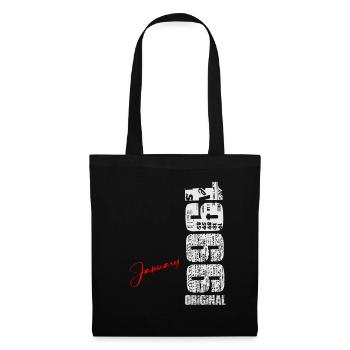 January-1966-Vintage-Born-Birthday-Retro - Tote Bag - black - Front